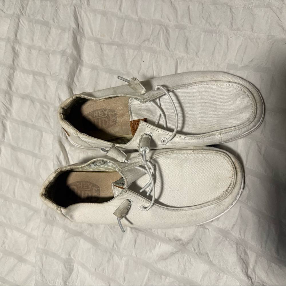 Hey Dude woman’s White Casual Shoes